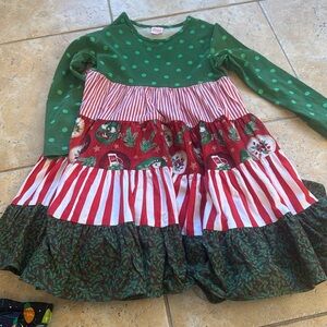 Ric Rac & Ruffles Christmas Dress Size 5